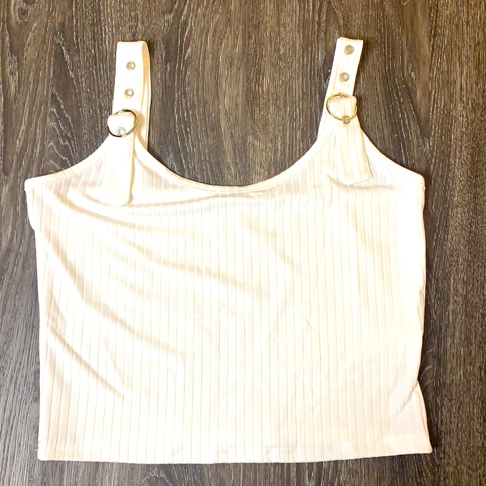 White crop top